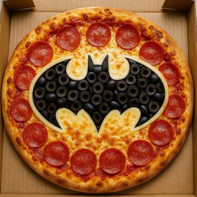 宝可梦、蝙蝠侠披萨🍕😋
