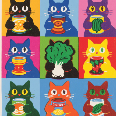 猫咪板画，好看哟
