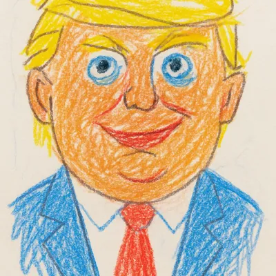 4岁儿童粉笔画