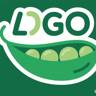 绿色豆子logo