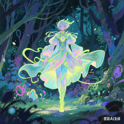奇幻水彩插画风格