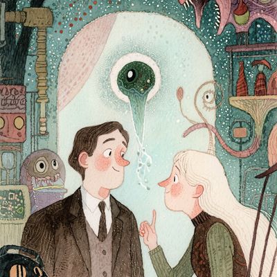 水彩绘本插画